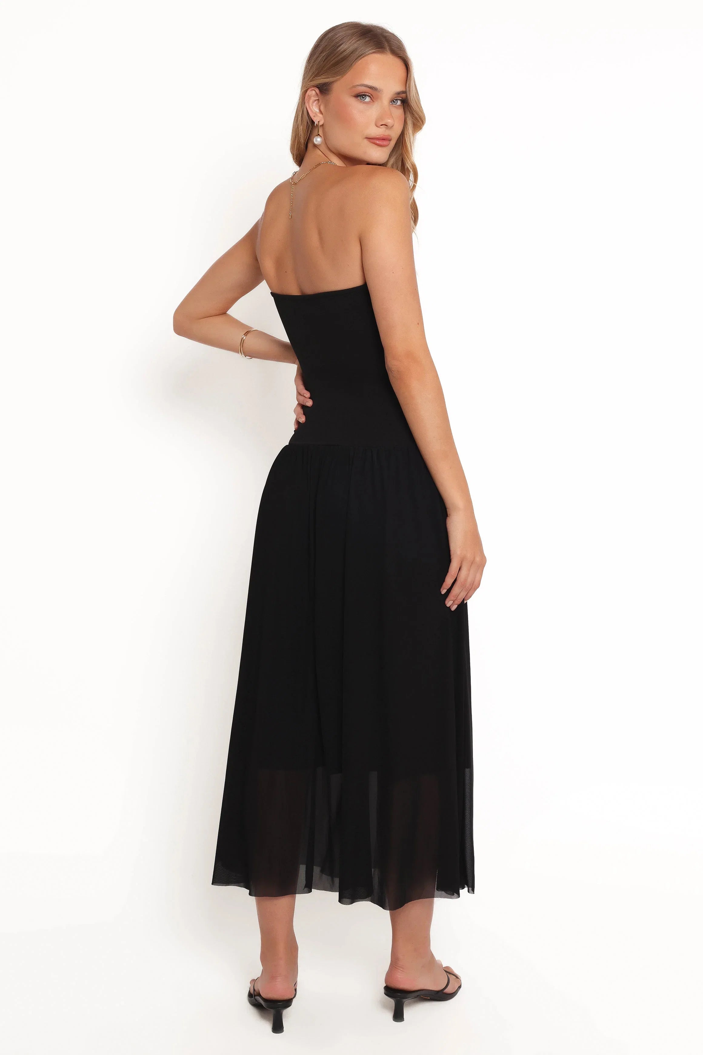 Caitie Midi Dress Black
