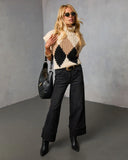Levvey Turtleneck Aryle Print Sweater