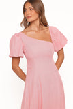 Franca Midi Dress Pink