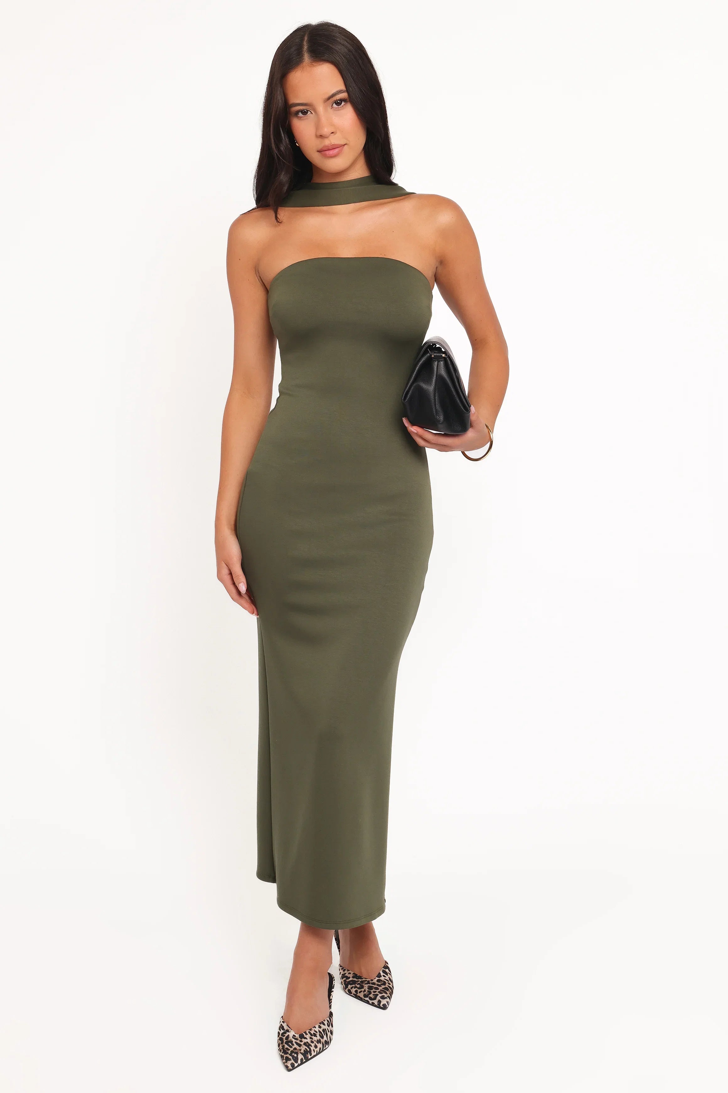 Regan Midi Dress Olive