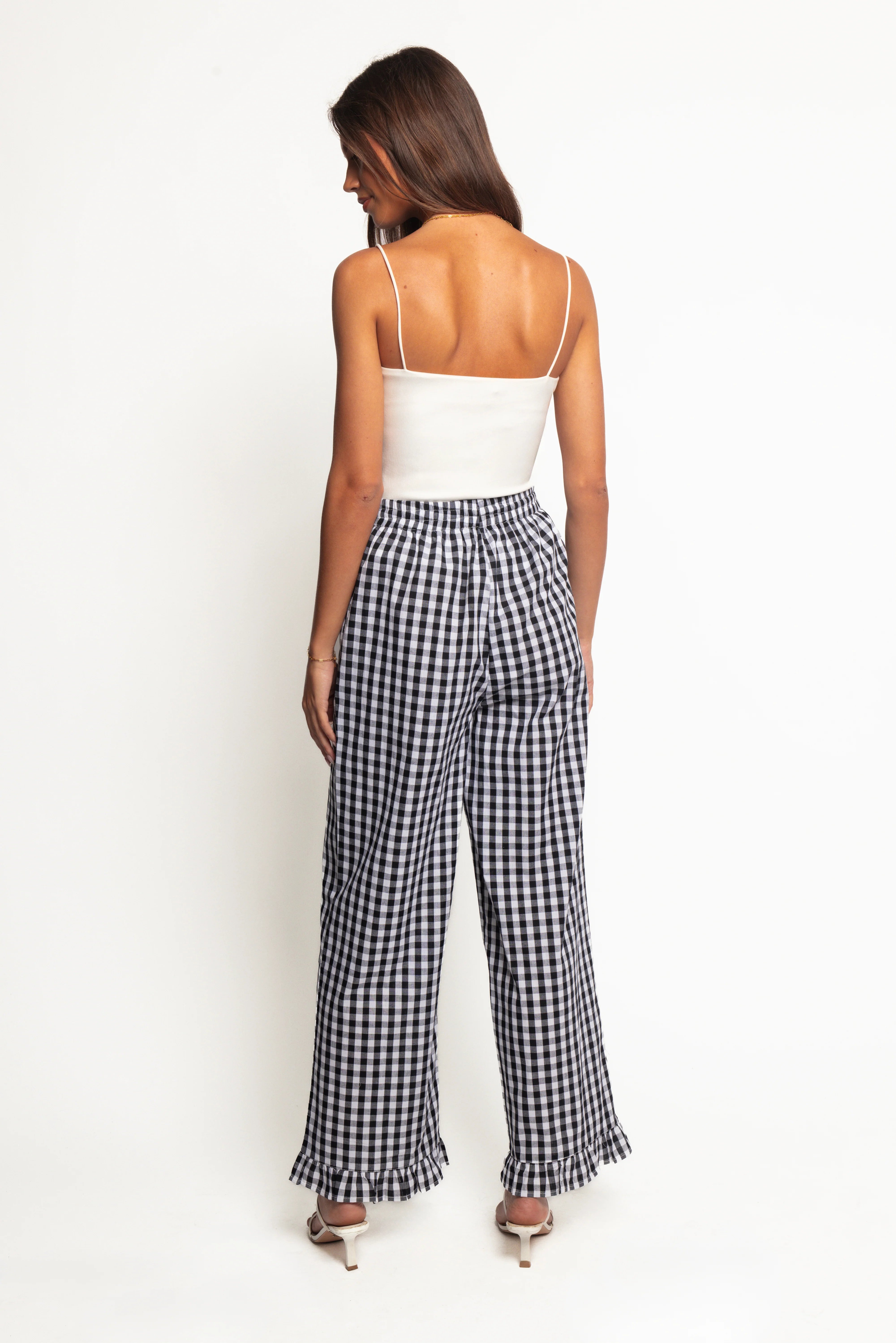 Marina Pant Black Gingham