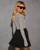 In The Element Striped Cropped Top