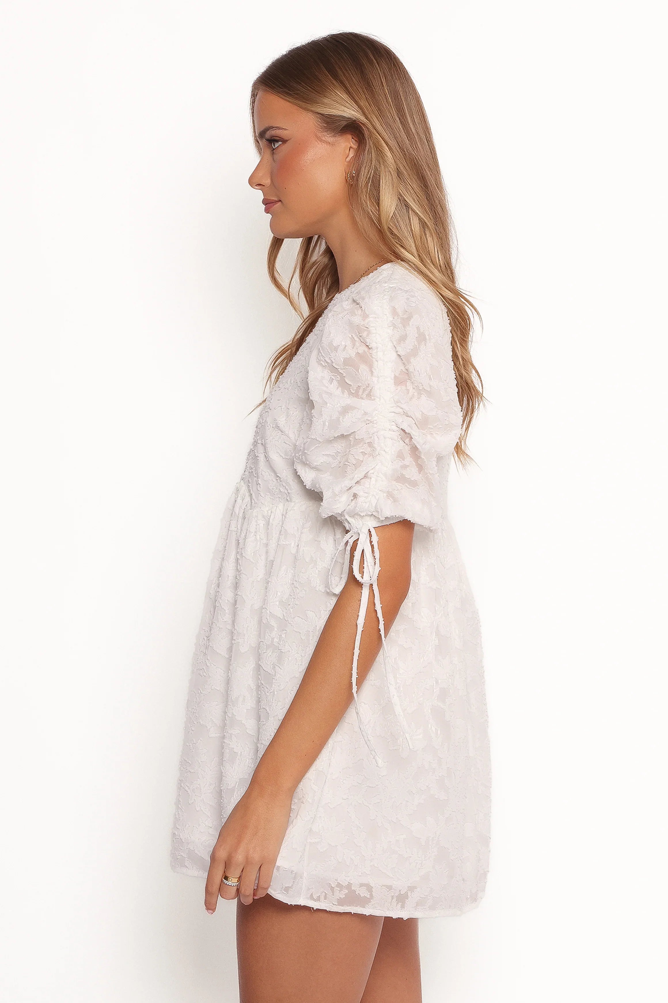 Giselle Mini Dress White Floral