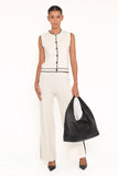 Jules Knitted Pant Set White