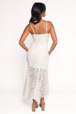 Varia Lace Maxi Dress White