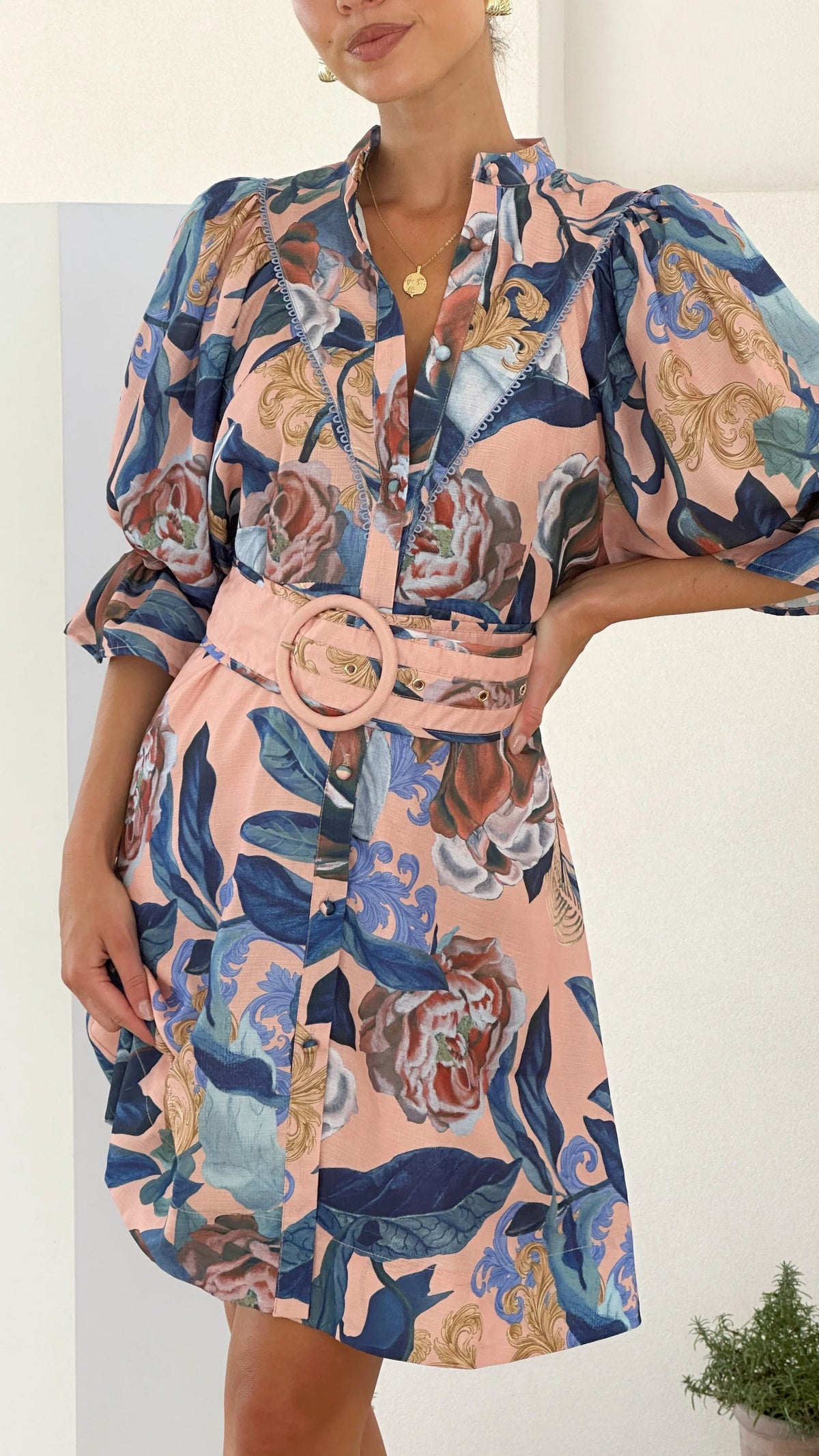 Hannah Mini Dress Rosa