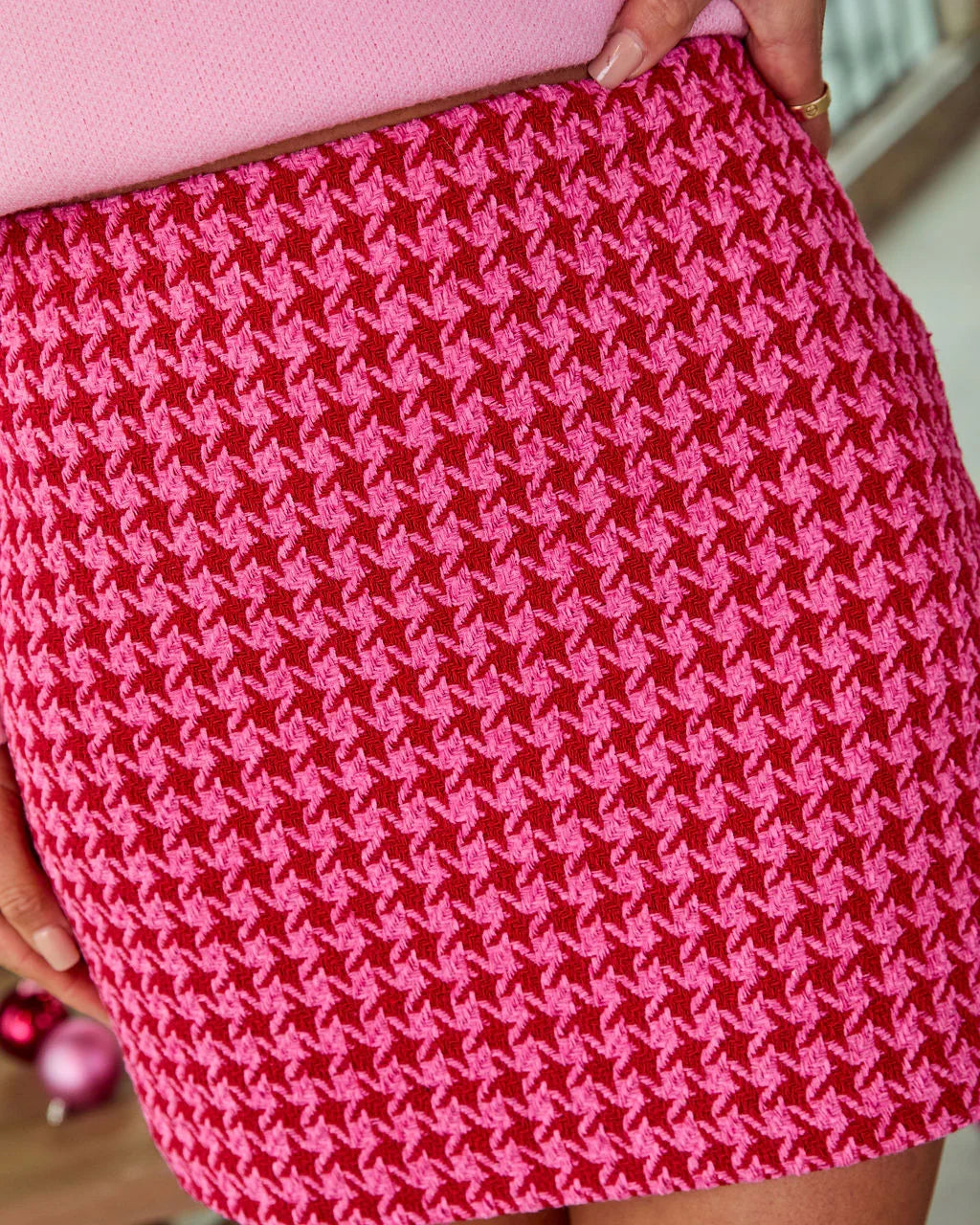 Imara Plaid Mini Skirt