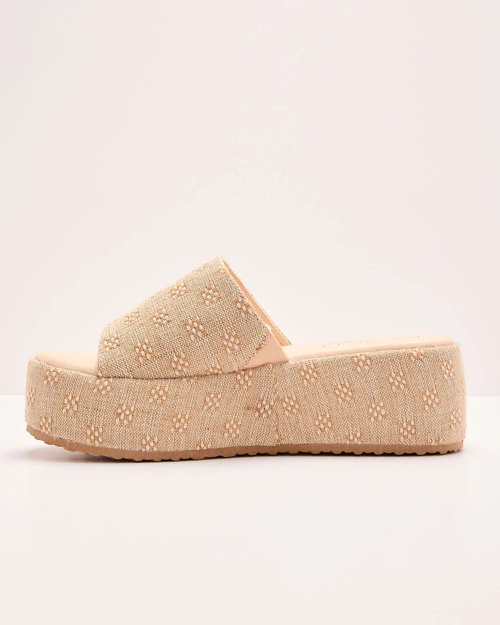Whispered Muse Twill Platform Sandal