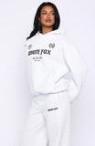 Vibe Too High Oversized Hoodie Grey Marle