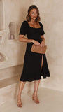 Dixie Midi Dress Black