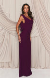 Twilight Toast Maxi Dress Plum