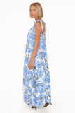 Amber Maxi Dress Blue Floral