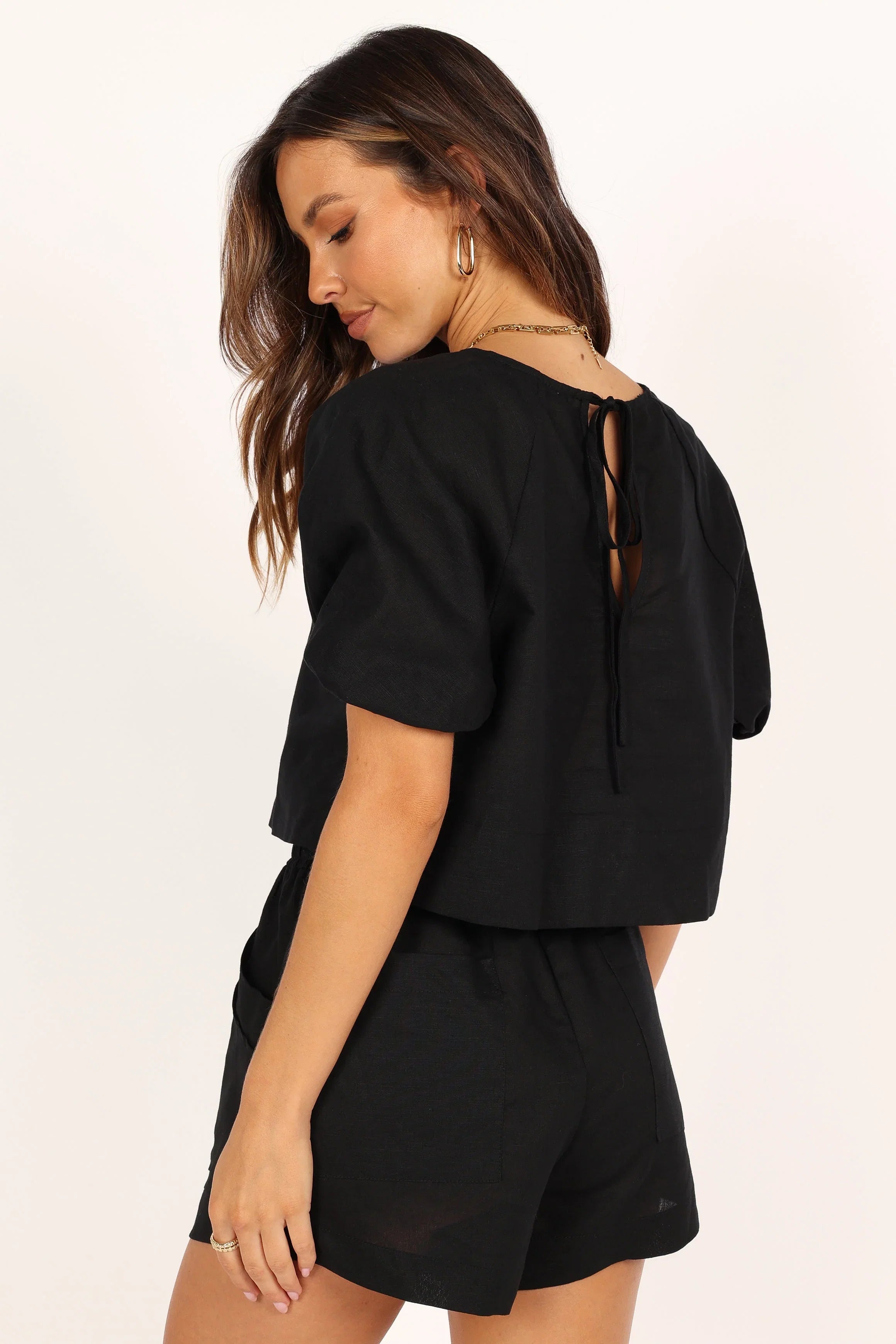 Chelsey Linen Set Black