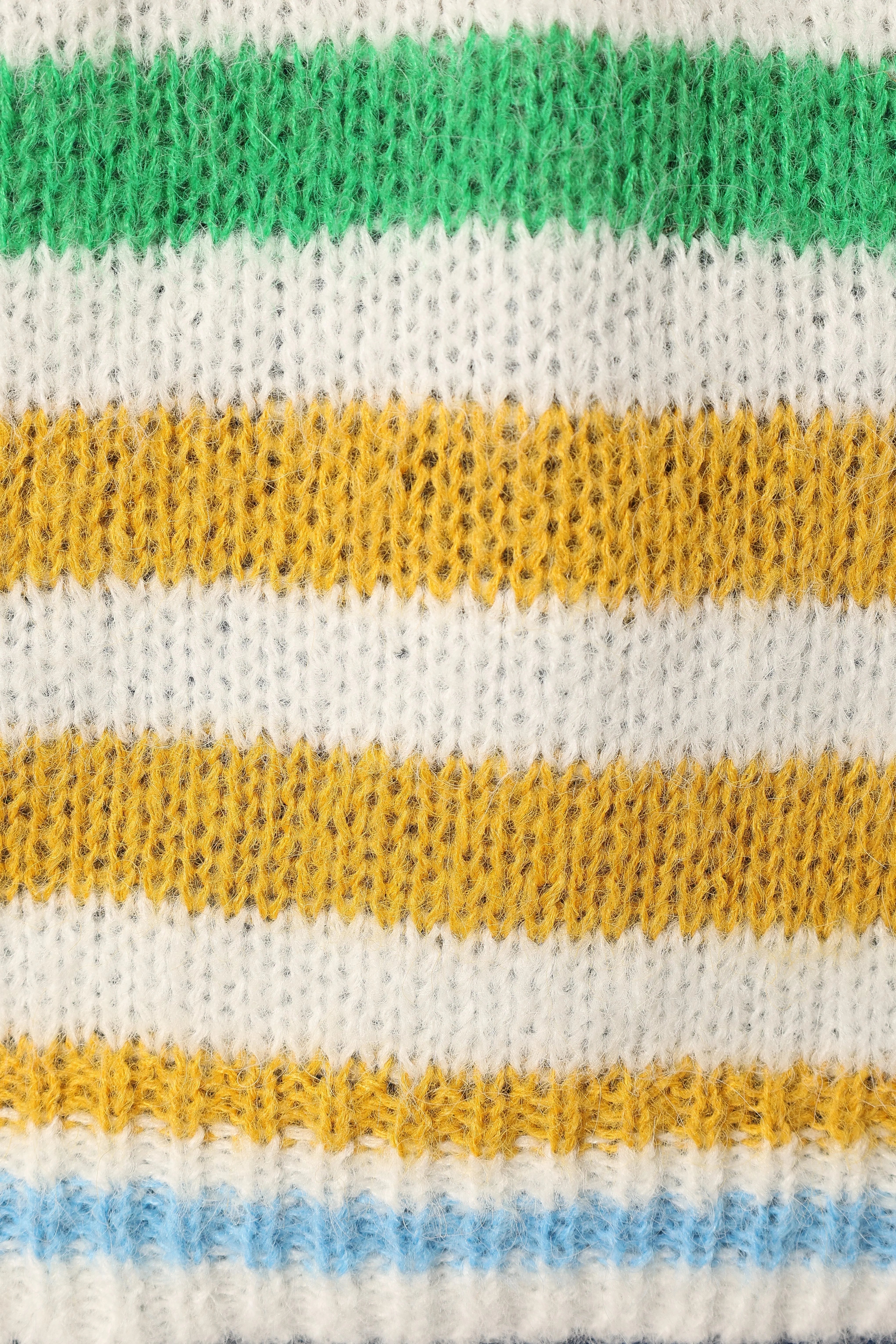 Sasha Multi Stripe Crewneck Knit Sweater Multi