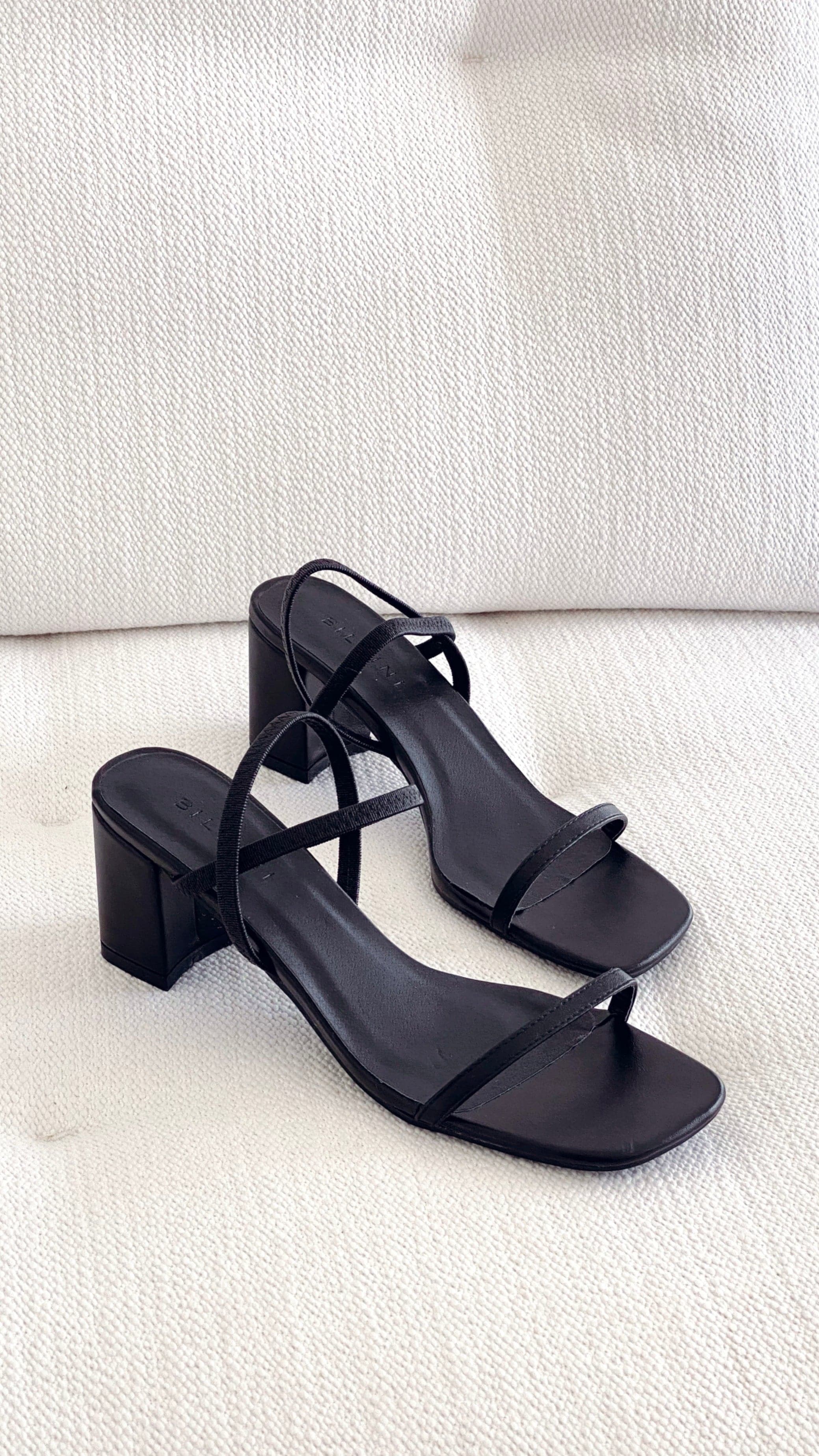 Balton Mule Heels Black