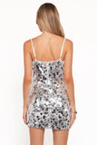 Stella Sequin Mini Dress Silver