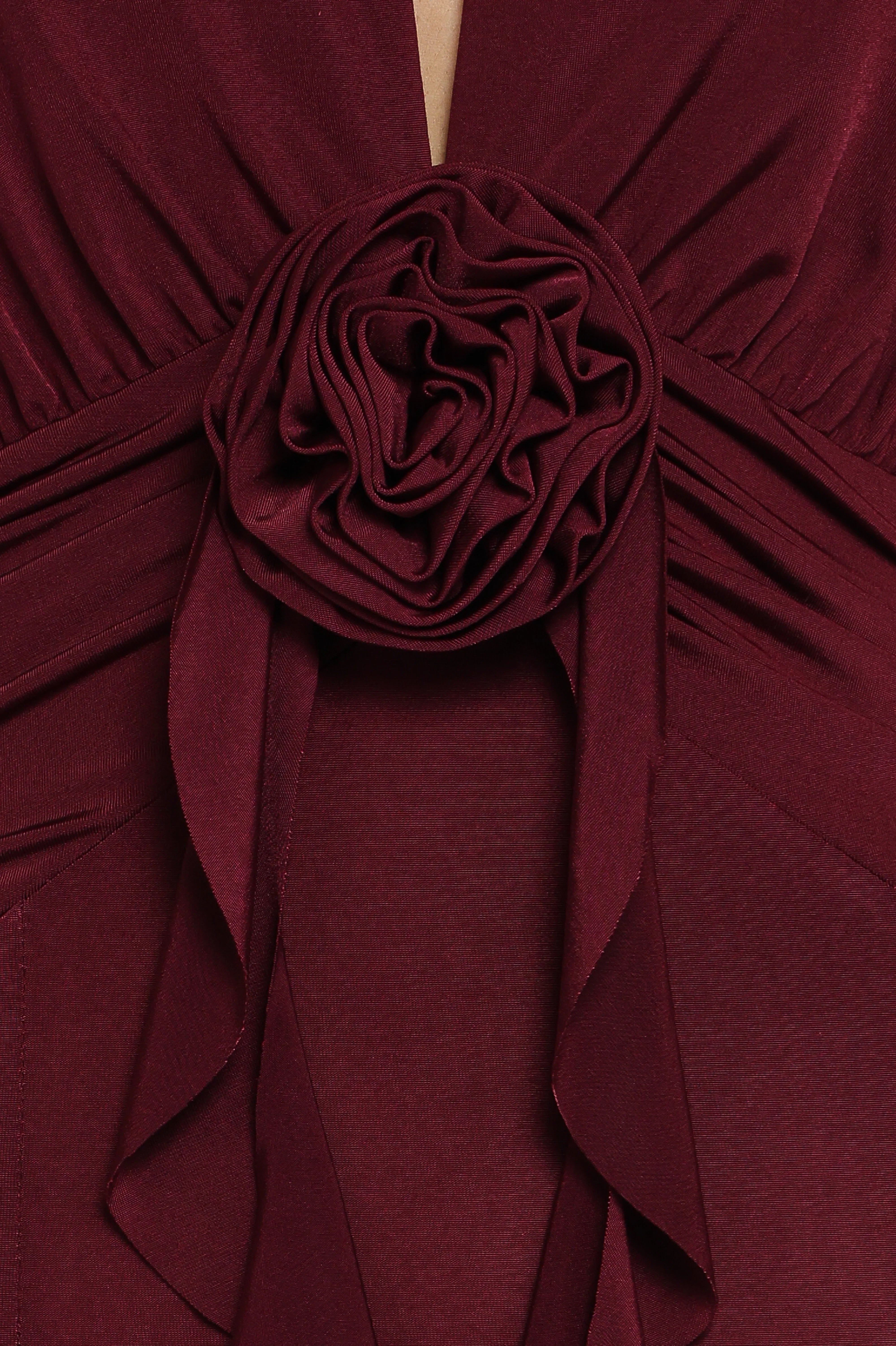 Leowna Halterneck Maxi Dress Burgundy