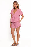 Nala Shorts Pink Polka Dot