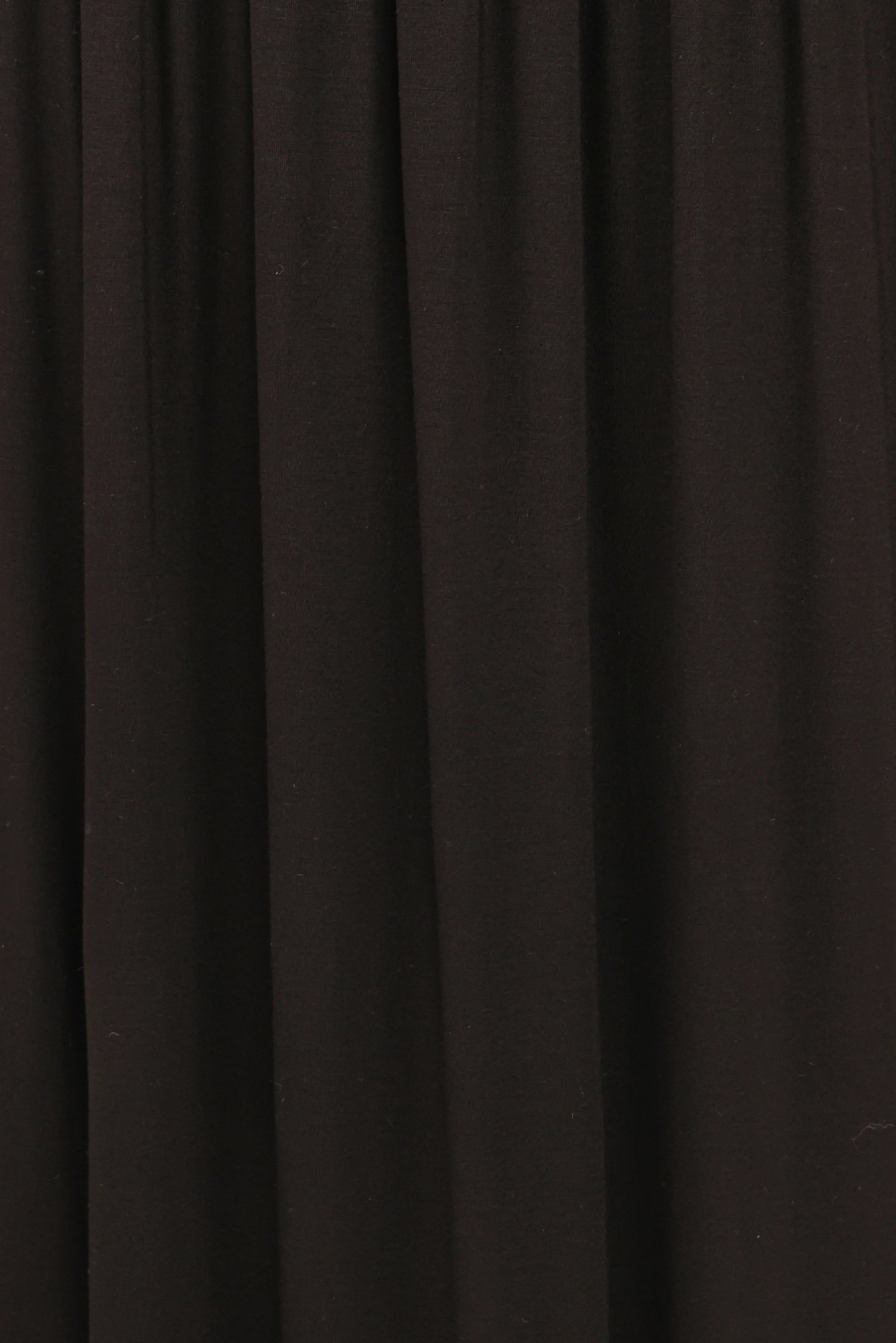 Shirley Long Sleeve Maxi Dress Black