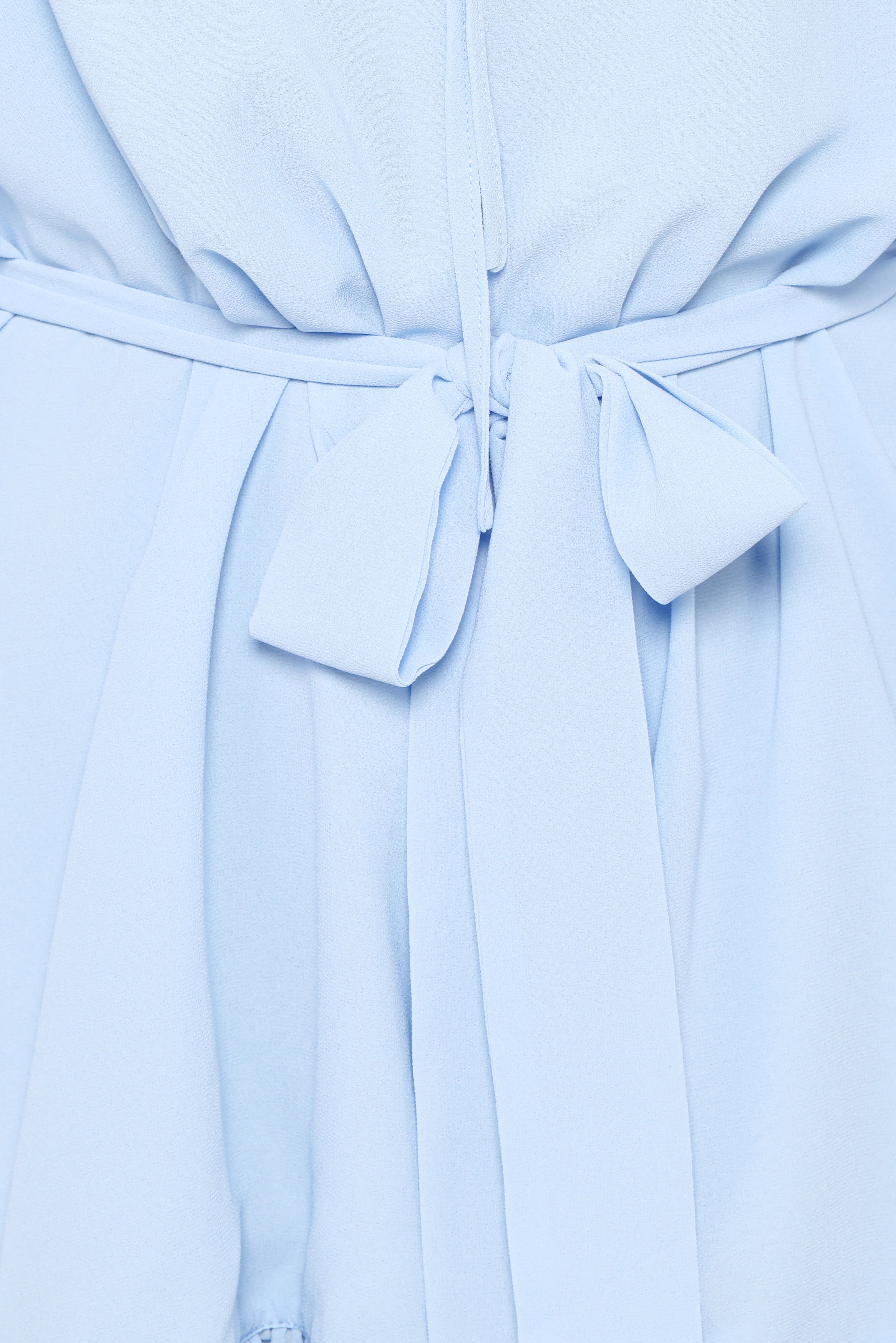 Brianna Long Sleeve Romper Blue