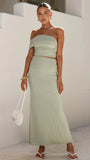 Coda Off Shoulder Top Sage
