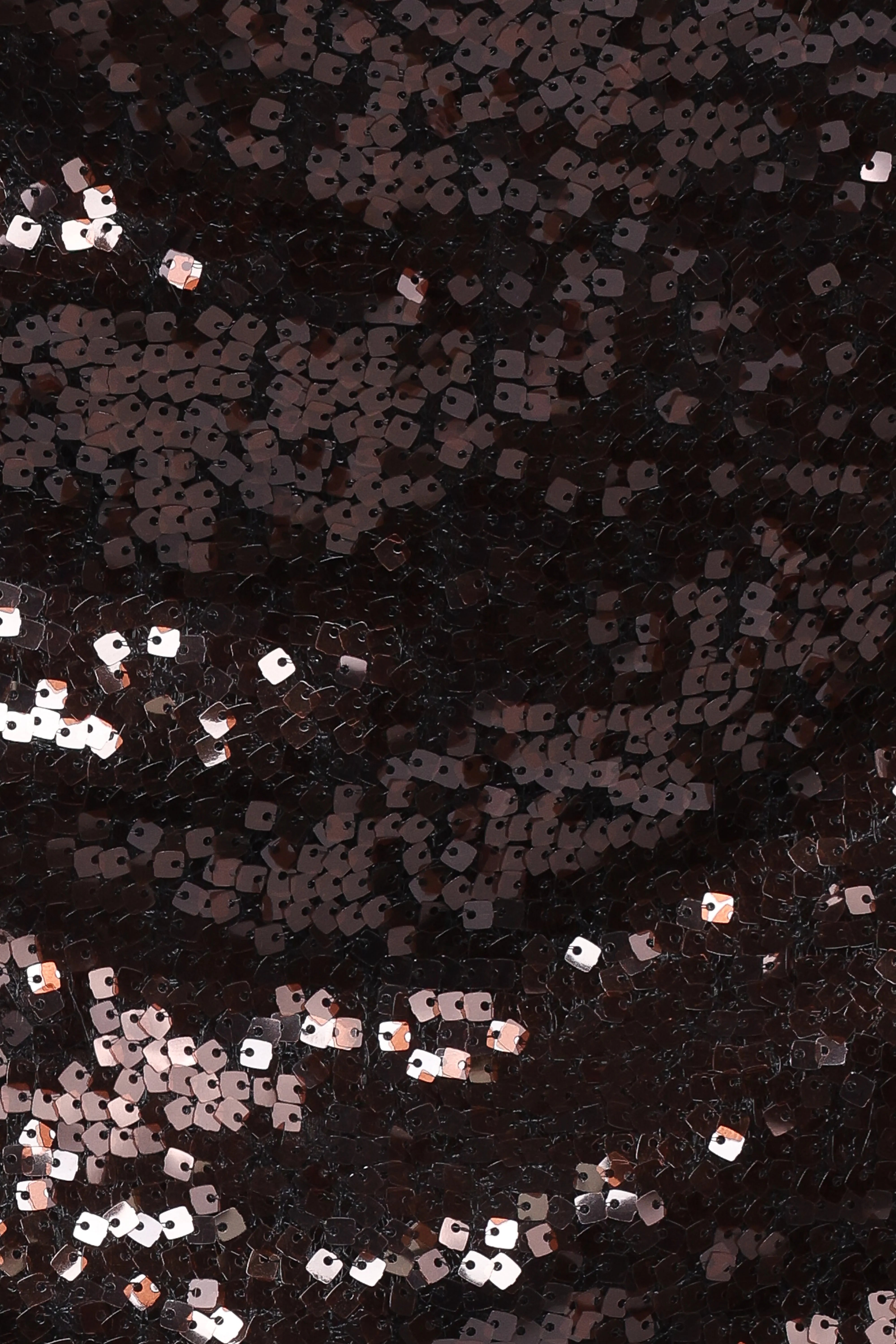 Zinnia Sequin Mini Skirt Brown