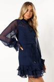 Felix Long Sleeve Mini Dress Navy