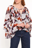 Elinor Top Blurred Floral