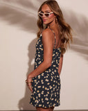Meet At Noon Floral Mini Dress
