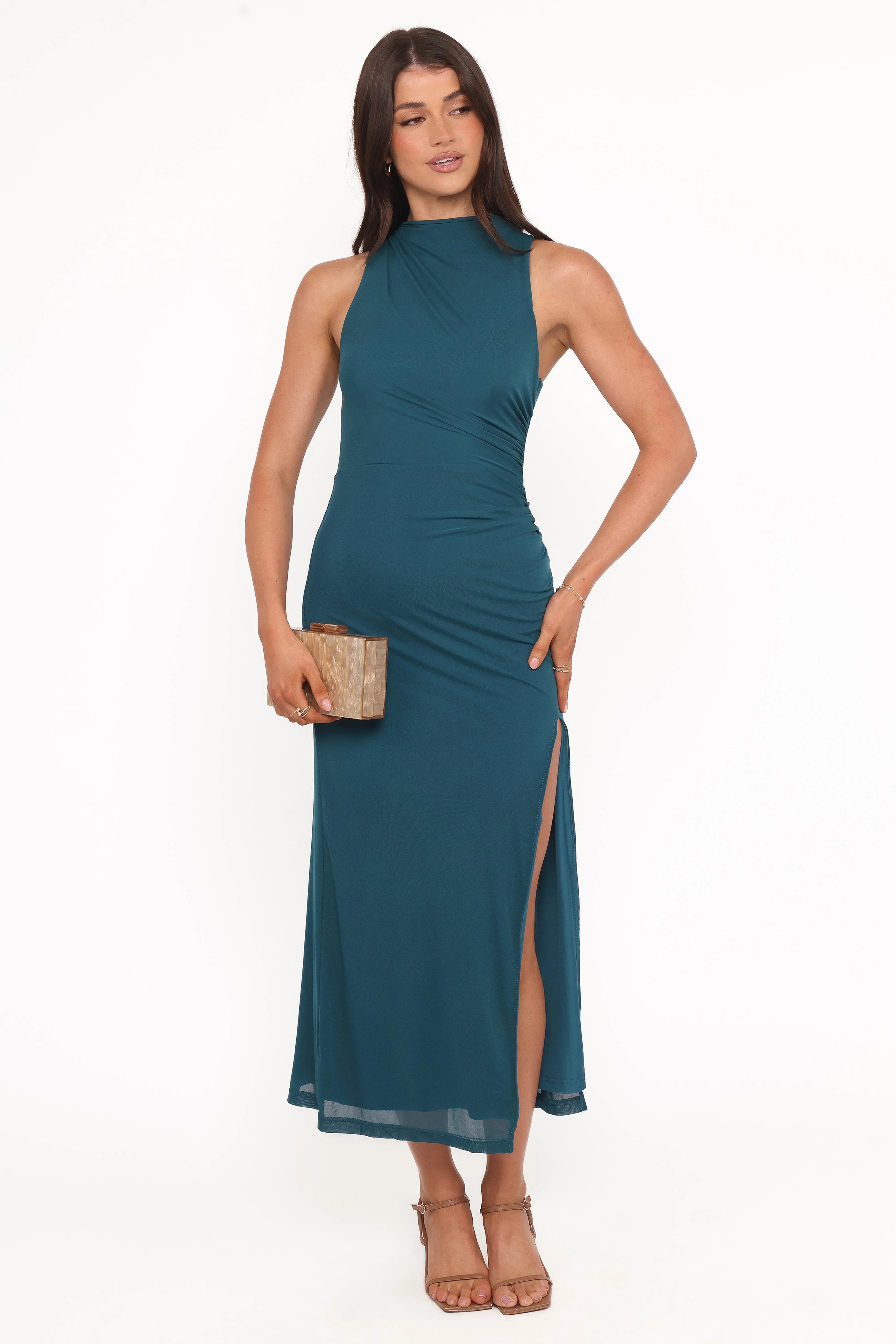 Hayven Midi Dress Teal