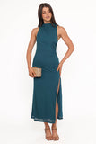 Hayven Midi Dress Teal