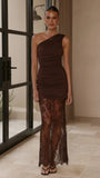 Estella Maxi Dress Chocolate