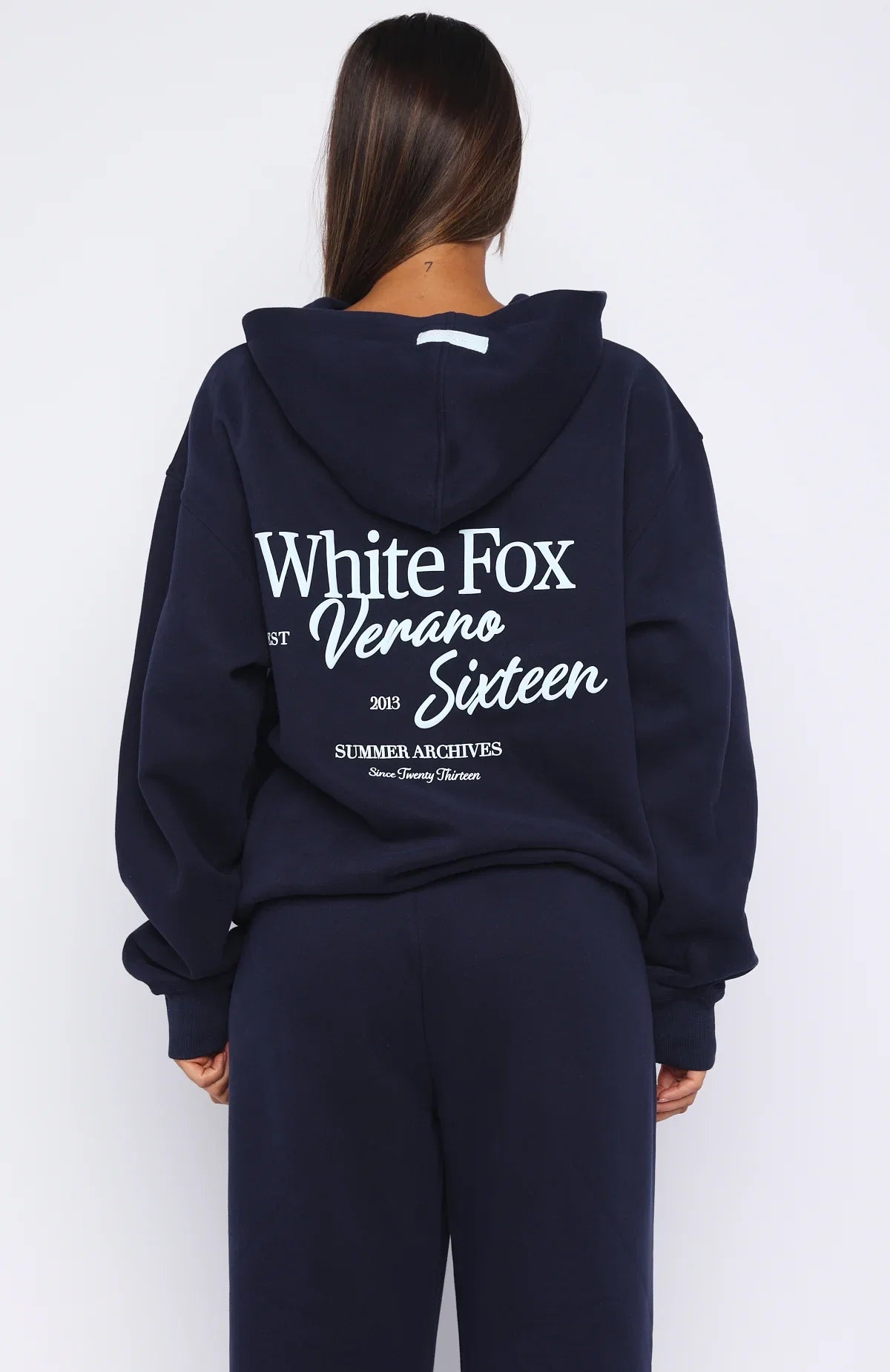 Verano Sixteen Lilia Oversized Hoodie Navy