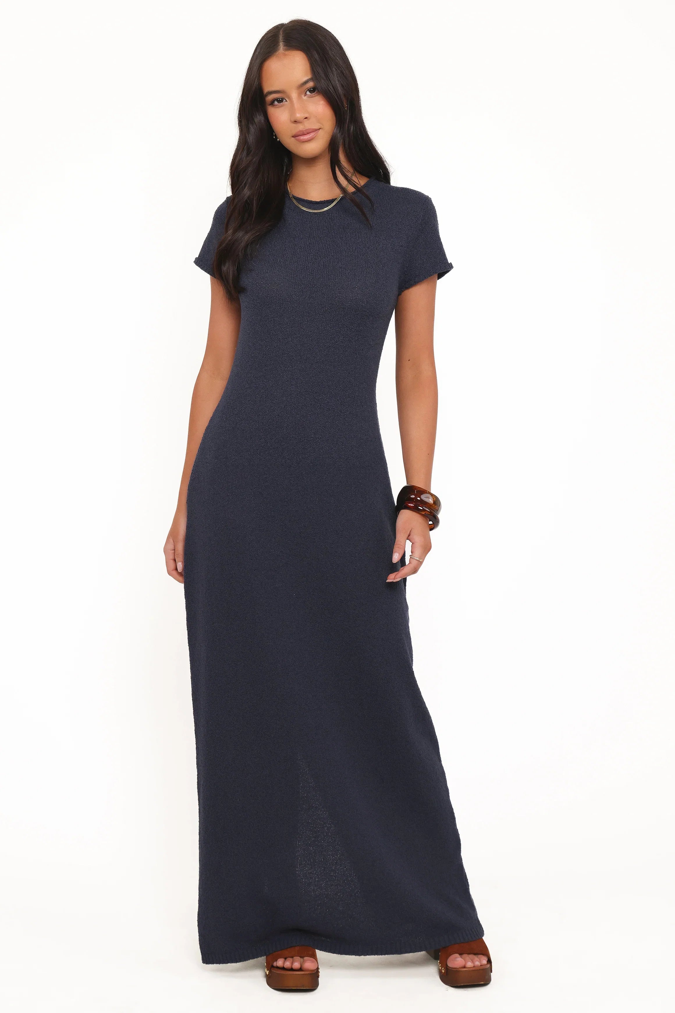 Lowell Knit Maxi Dress Navy