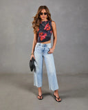 Blossom Darling Mesh Floral Top
