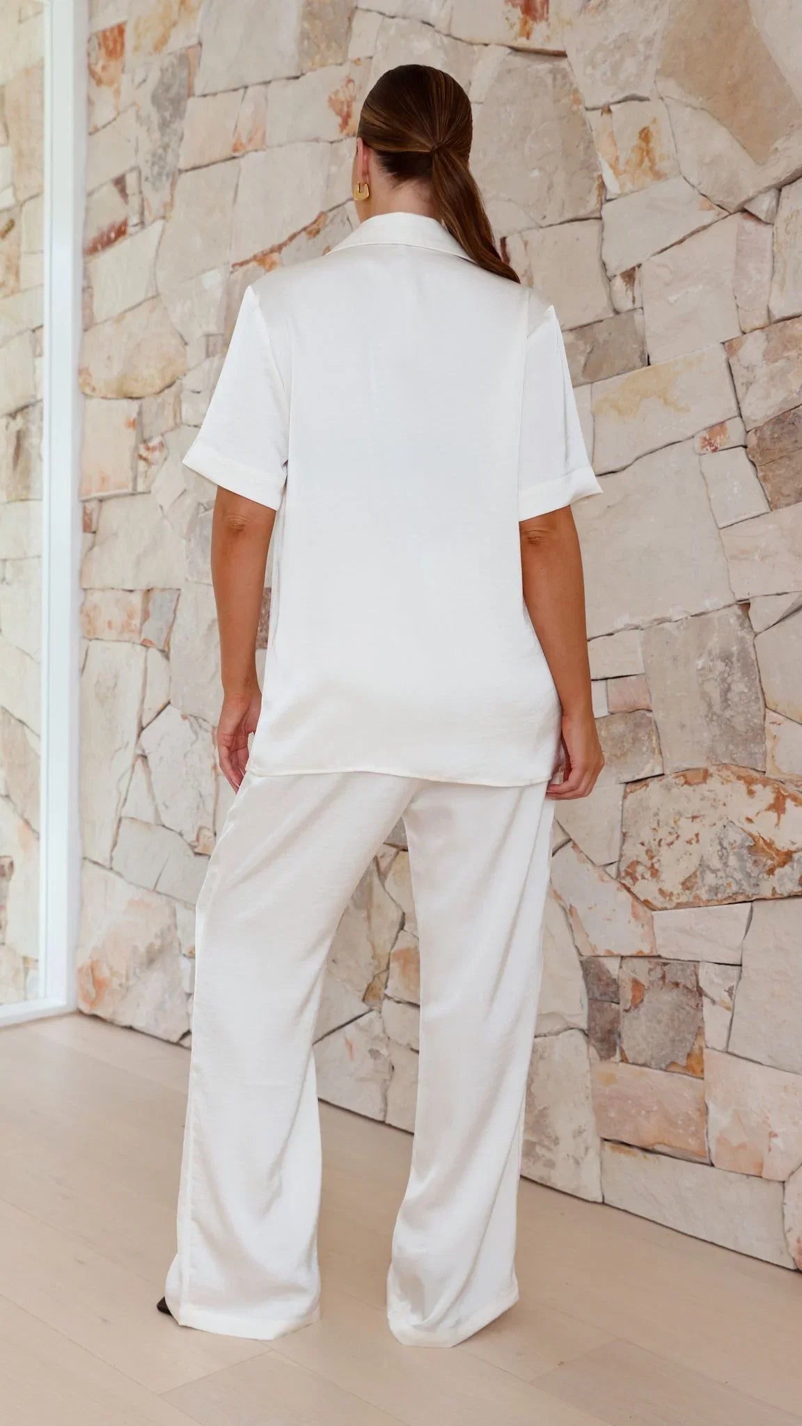 Imogen Button Shirt Cream