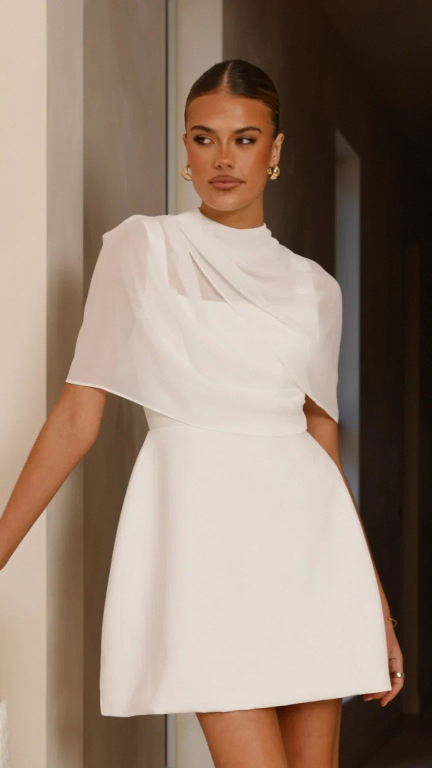 Zahni Mini Dress White