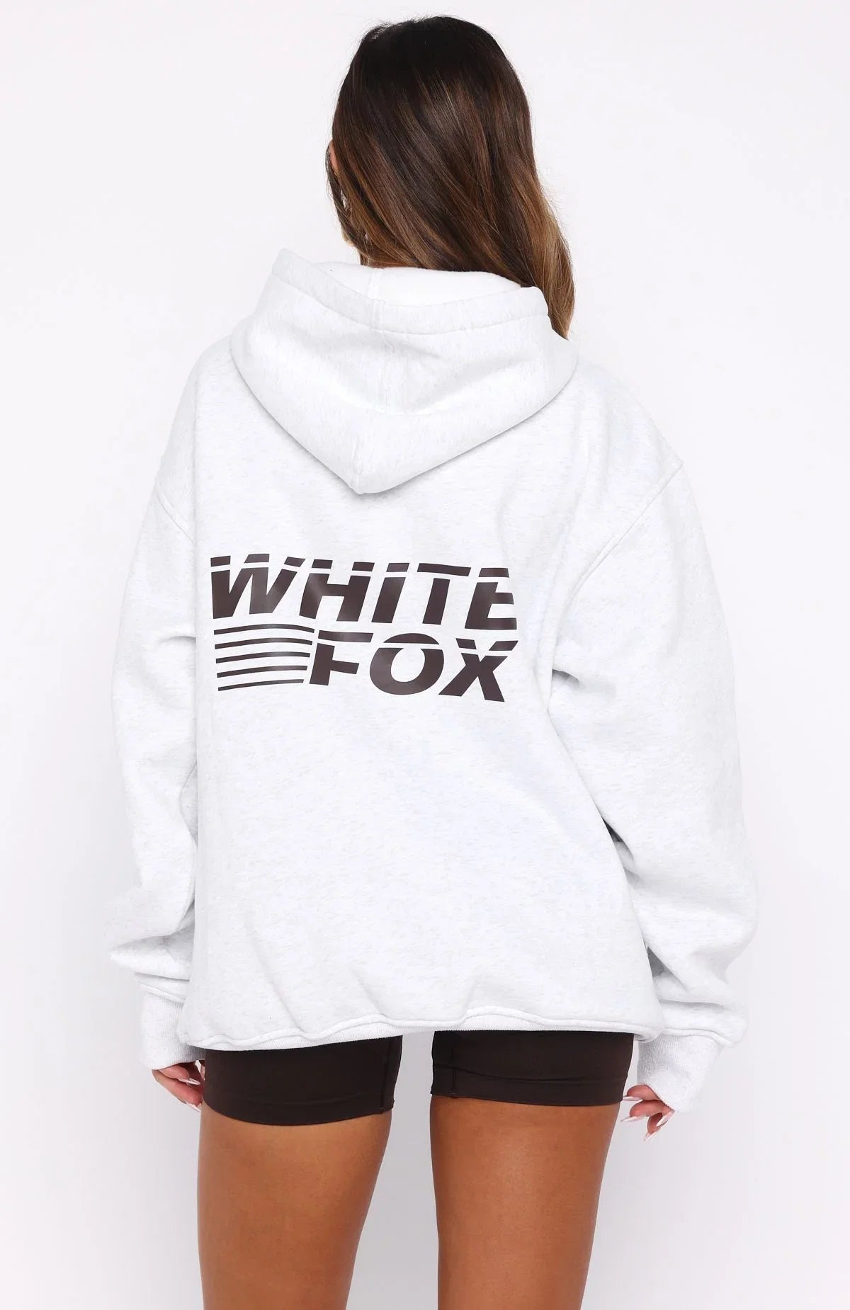Name Of The Game Oversized Hoodie Grey Marle