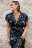 Ailbhe Top Black Polka Dot