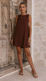 Tashia Mini Dress Chocolate