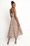 Ximena Midi Dress Cream Multi
