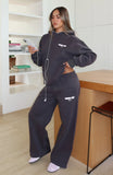 Vol 1 Wide Leg Sweatpants Charcoal