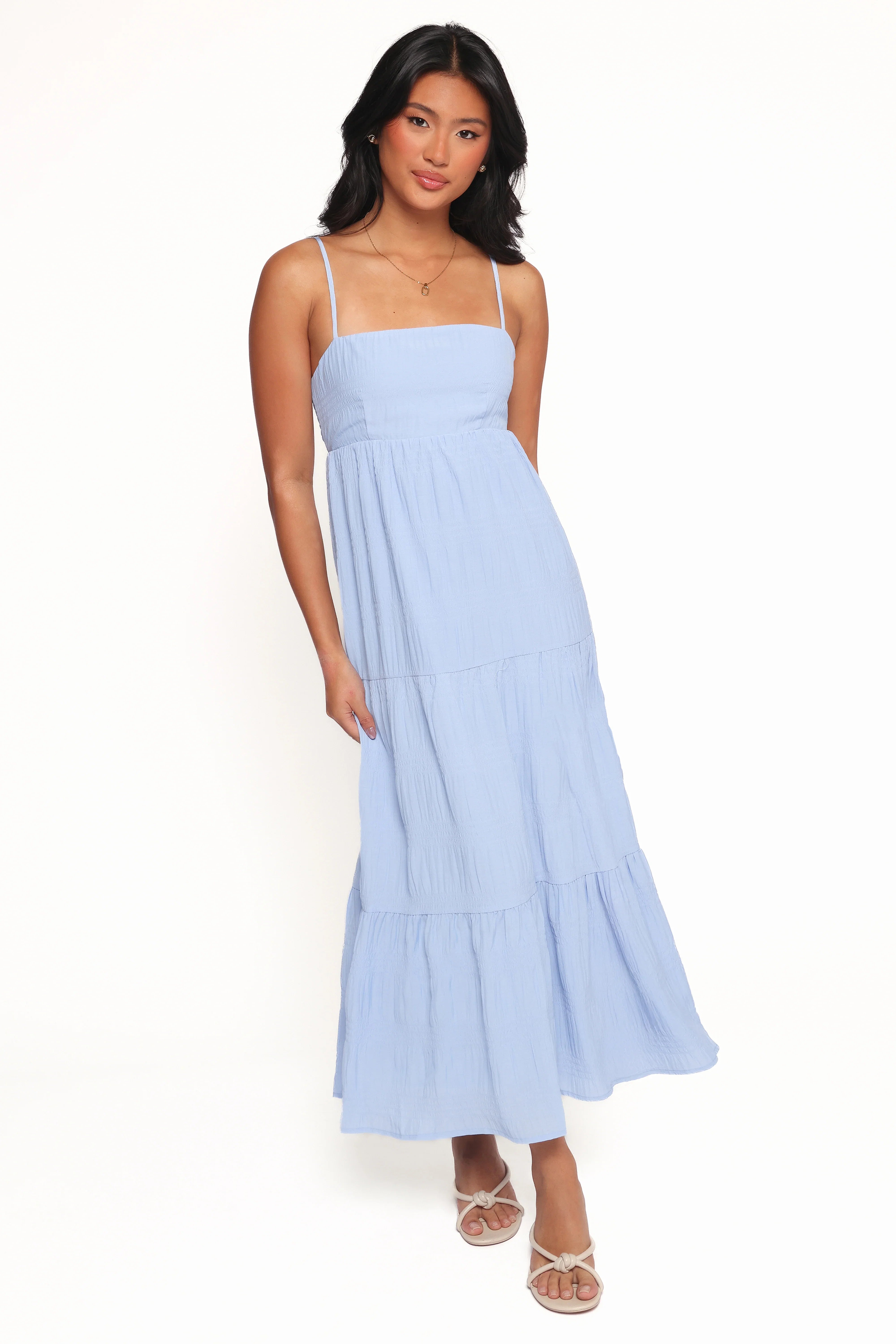 Nina Maxi Dress Dusty Blue