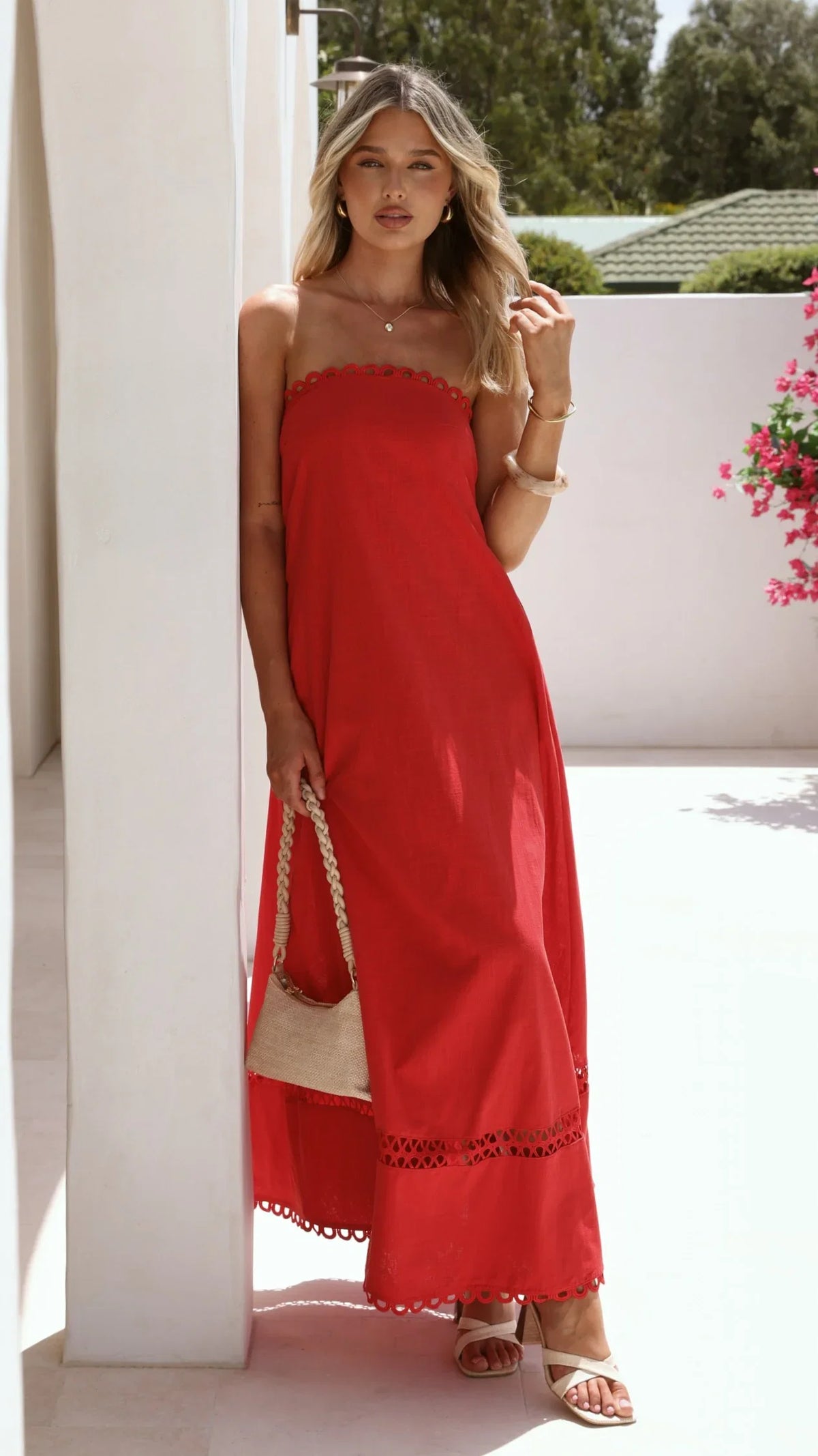 Sandra Maxi Dress Red
