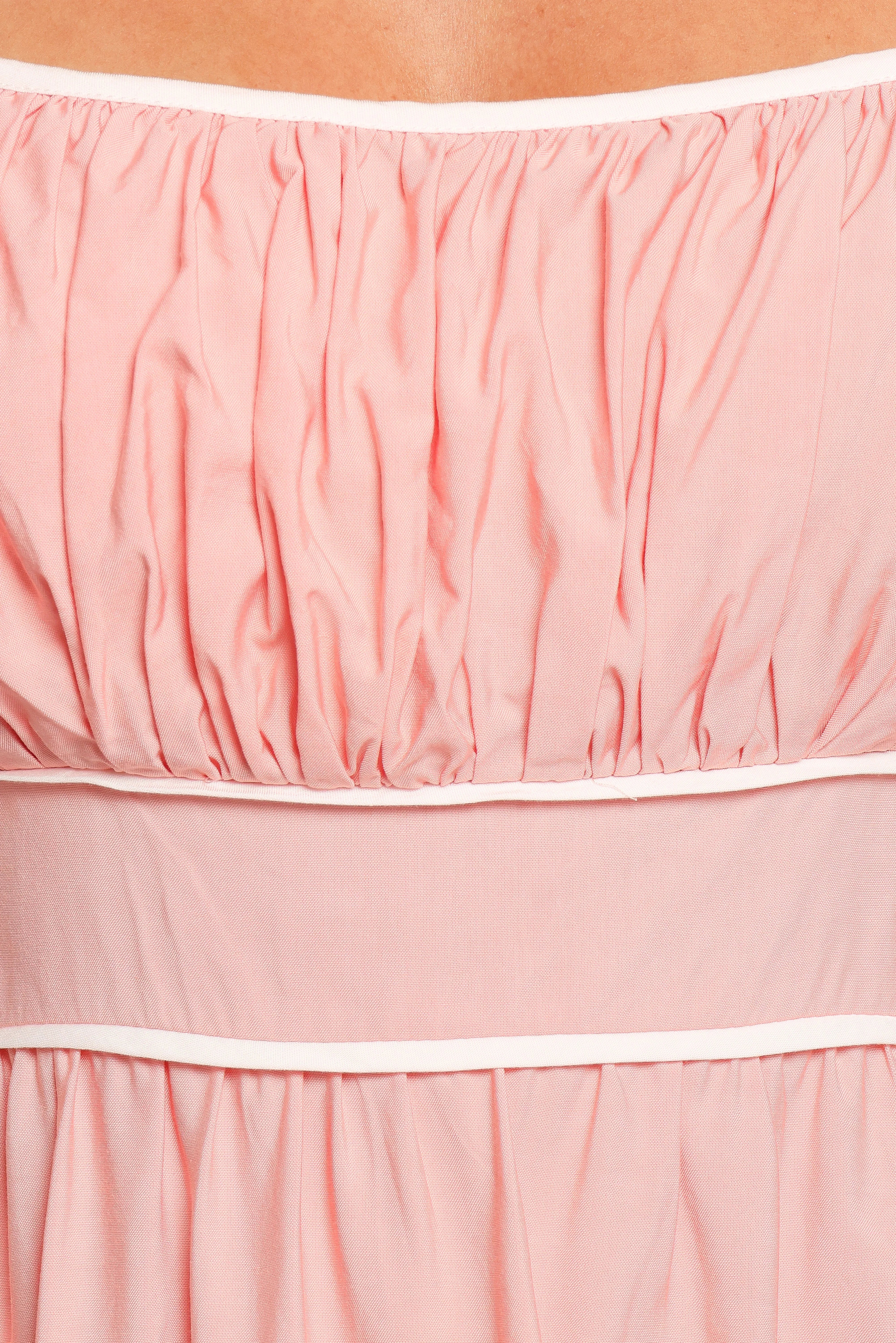 Henley Midi Dress Pink