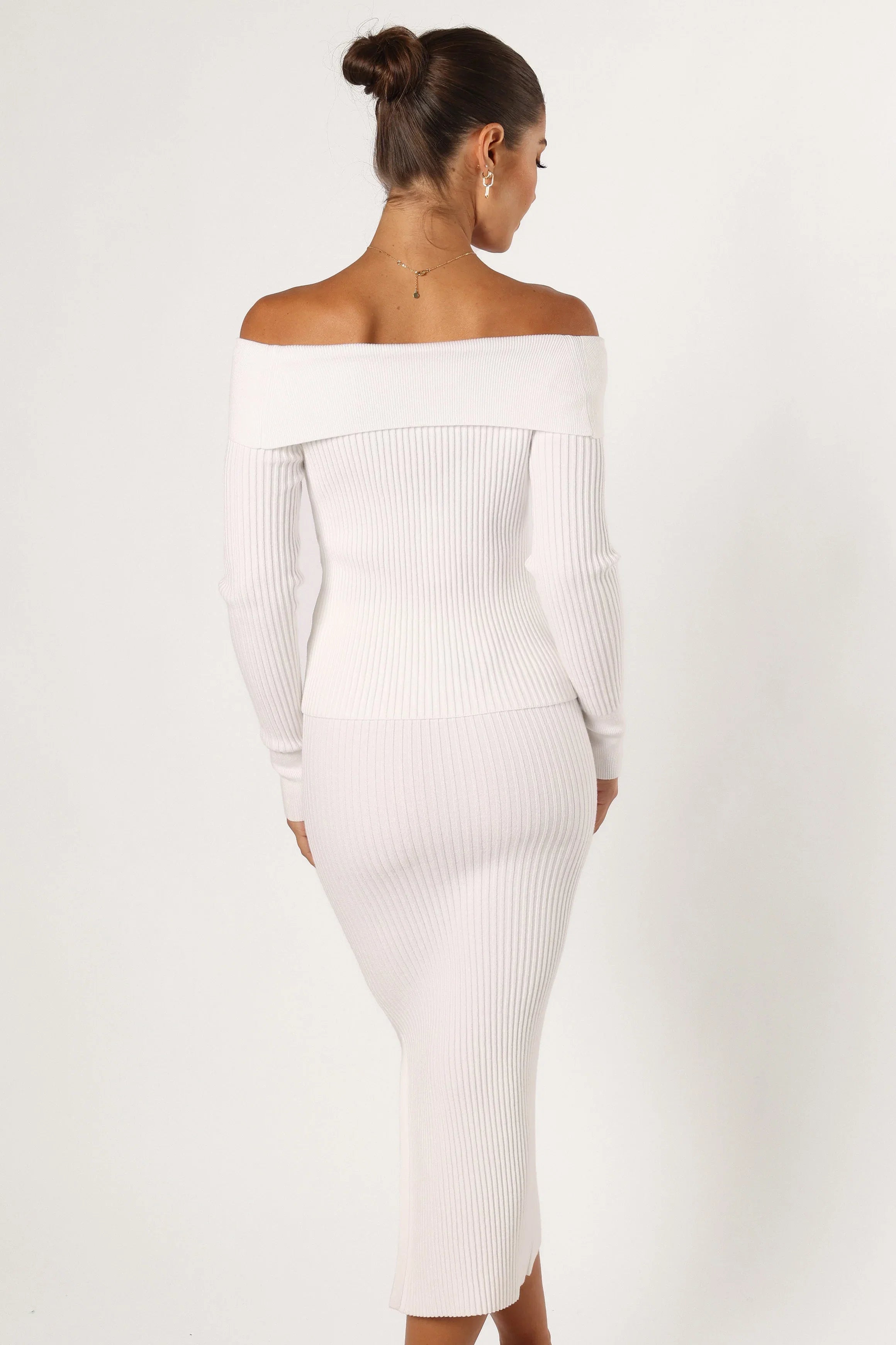 Charlotte Knitted Set White