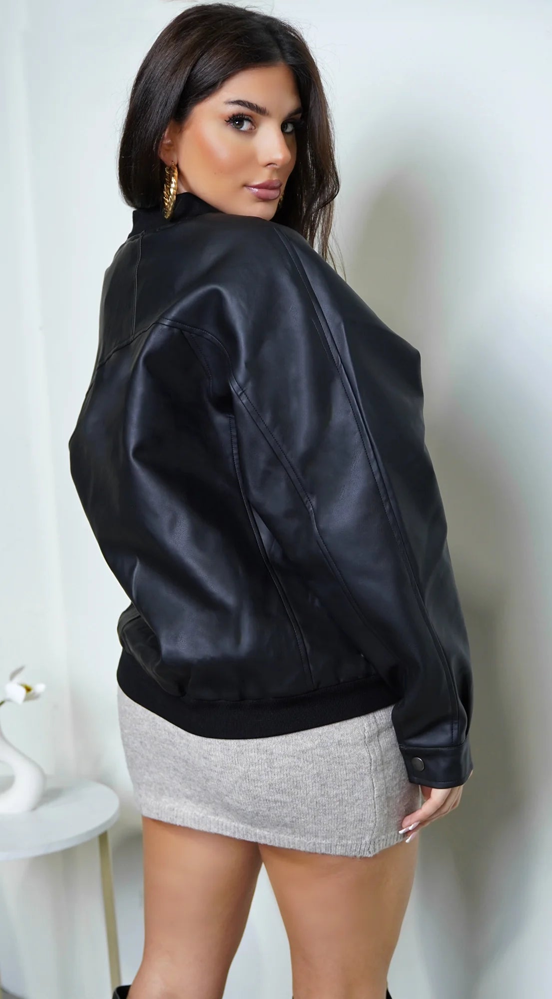 Jolie Bomber Jacket Black