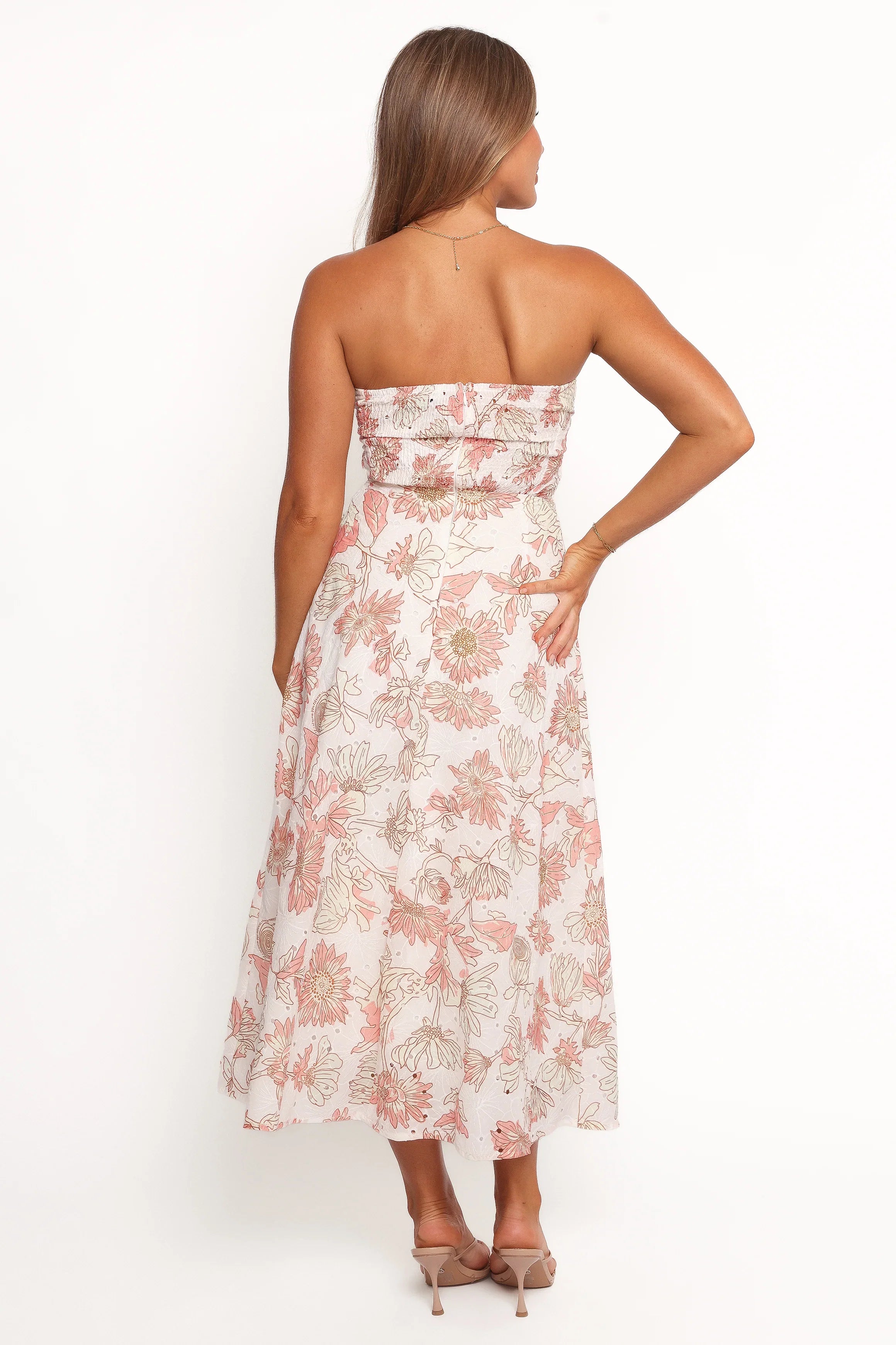 Calantha Maxi Dress Pink Floral