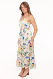 Coralee Maxi Dress Cream Resort Isle