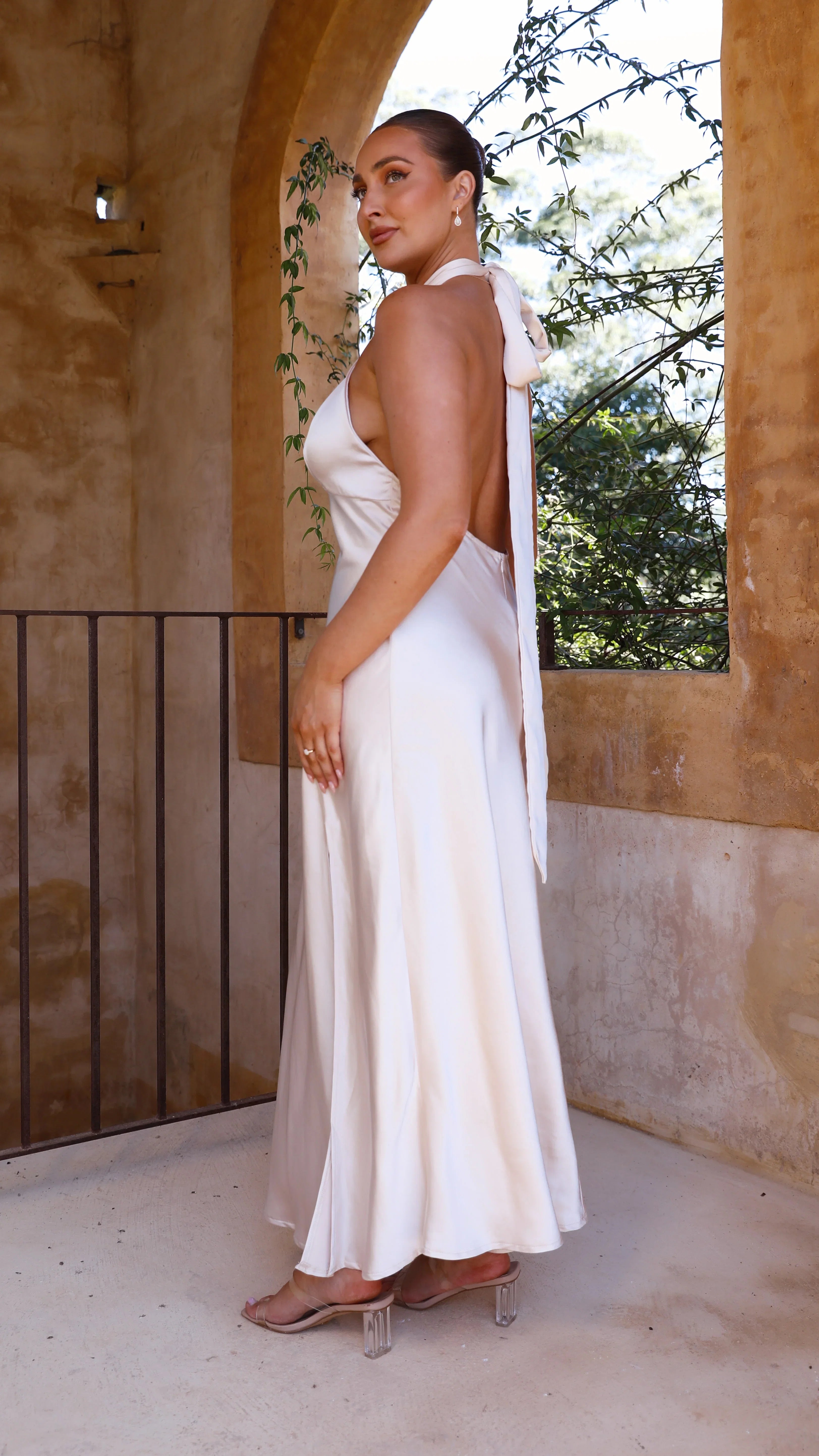 Amalia Maxi Dress Champagne
